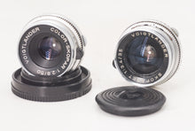 将图片加载到图库查看器，Voigtlander Vitessa T avec Color-Skopar 50mm F/2.8 et Skoparet 35mm F/3.4
