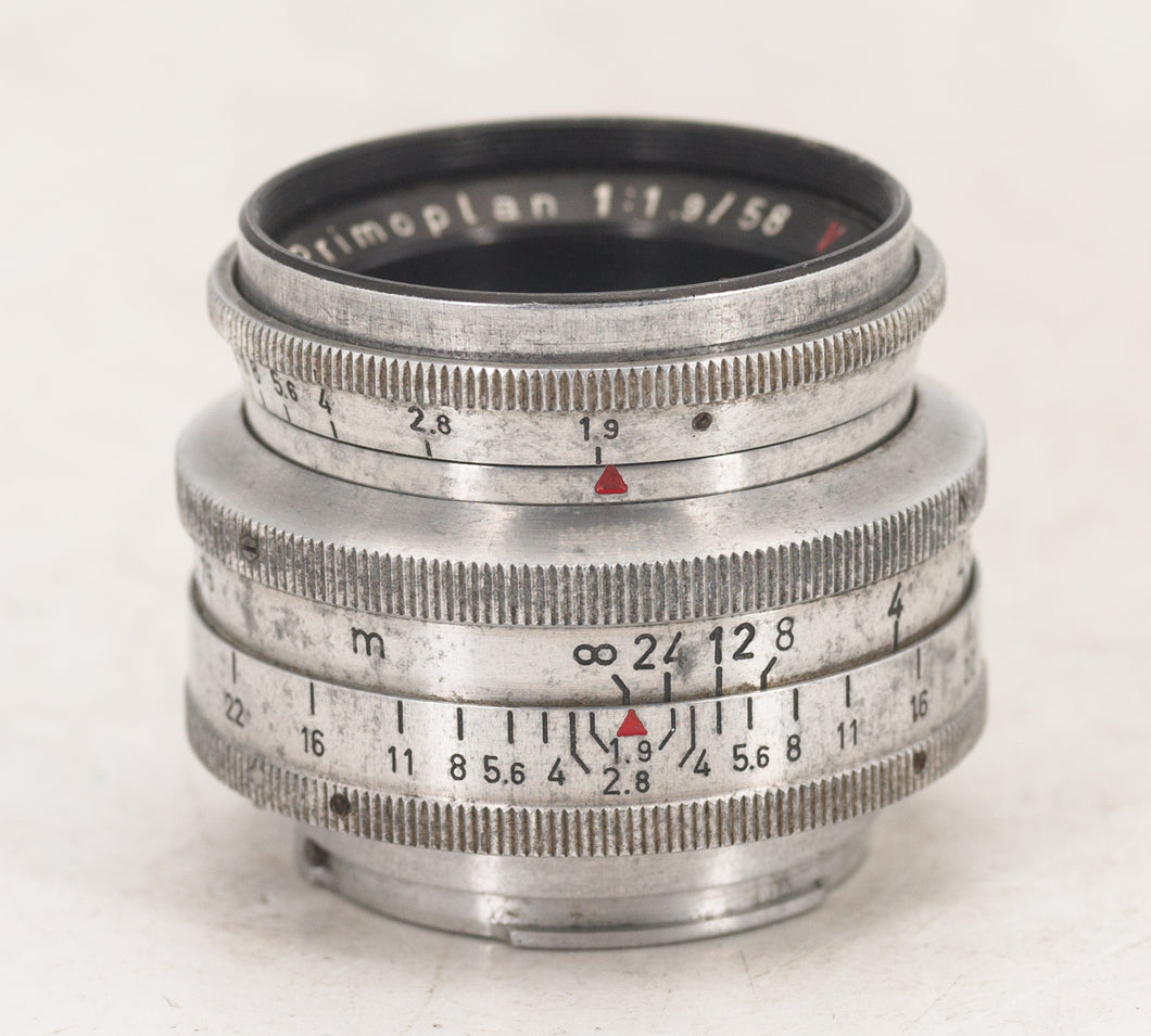 Meyer Primoplan 58mm F/1.9 Exakta Monture