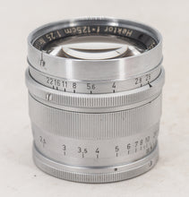 Charger l&#39;image dans la galerie, Leitz Leica Hektor 125mm F/2.5 M39 Screw Mount Visoflex Lens
