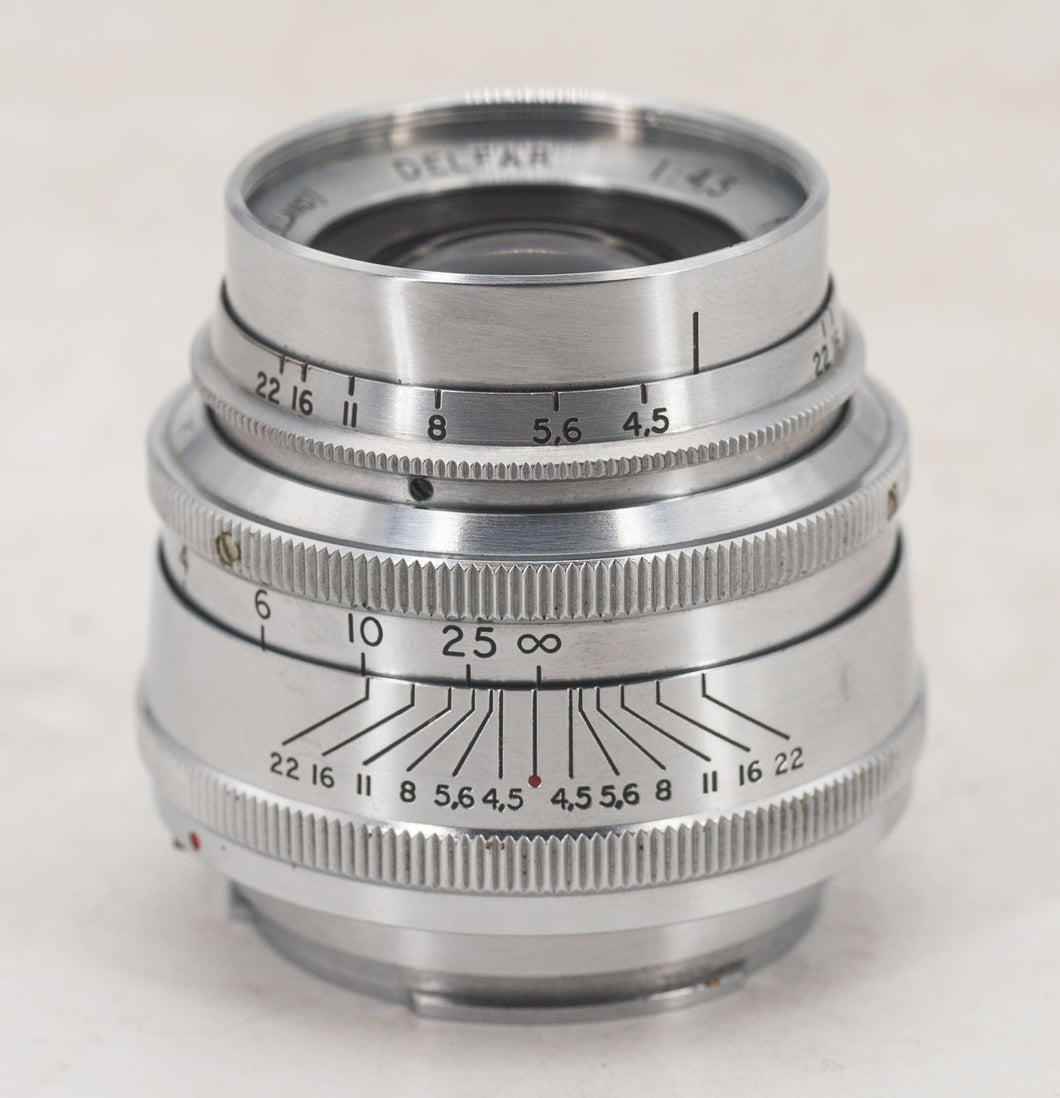 Rare Old Delft Delfar 90mm F/4.5 Exakta Mount