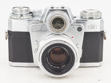 将图片加载到图库查看器，Zeiss Ikon Contarex Bullseye with Carl Zeiss Planar 50mm F/2 135 Format Camera
