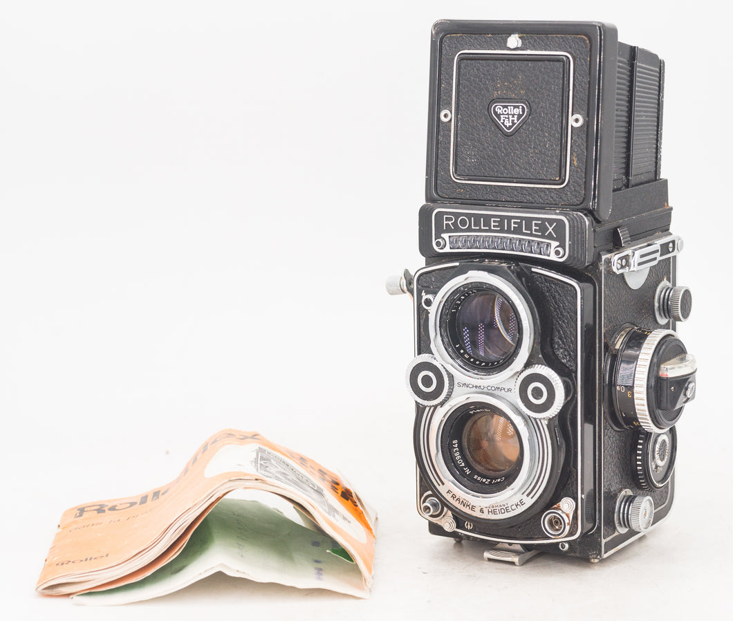 Rollei Rolleiflex 3.5F Model 3 avec Carl Zeiss Planar 75mm F/3.5