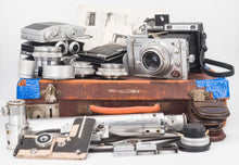 将图片加载到图库查看器，Plauble Makina IIIR avec 4 Objectifs et un Grand Nombre d&#39;Accessoires
