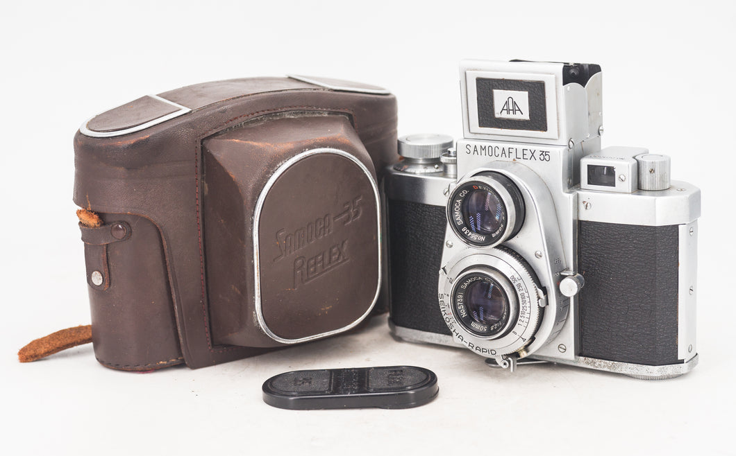 Sanei Samocaflex avec Samoca D.Ezumar 50mm F/2.8