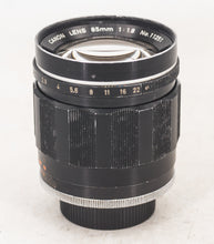 Charger l&#39;image dans la galerie, Canon 85mm F/1.8 Leica L39 Monture
