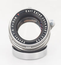 Charger l&#39;image dans la galerie, Carl Zeiss Jena Sonnar 50mm F/2 Leica L39 Monture
